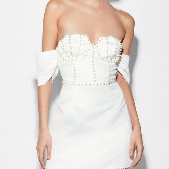 Premium Pearl Embellished Dress - Picture 2 of 4